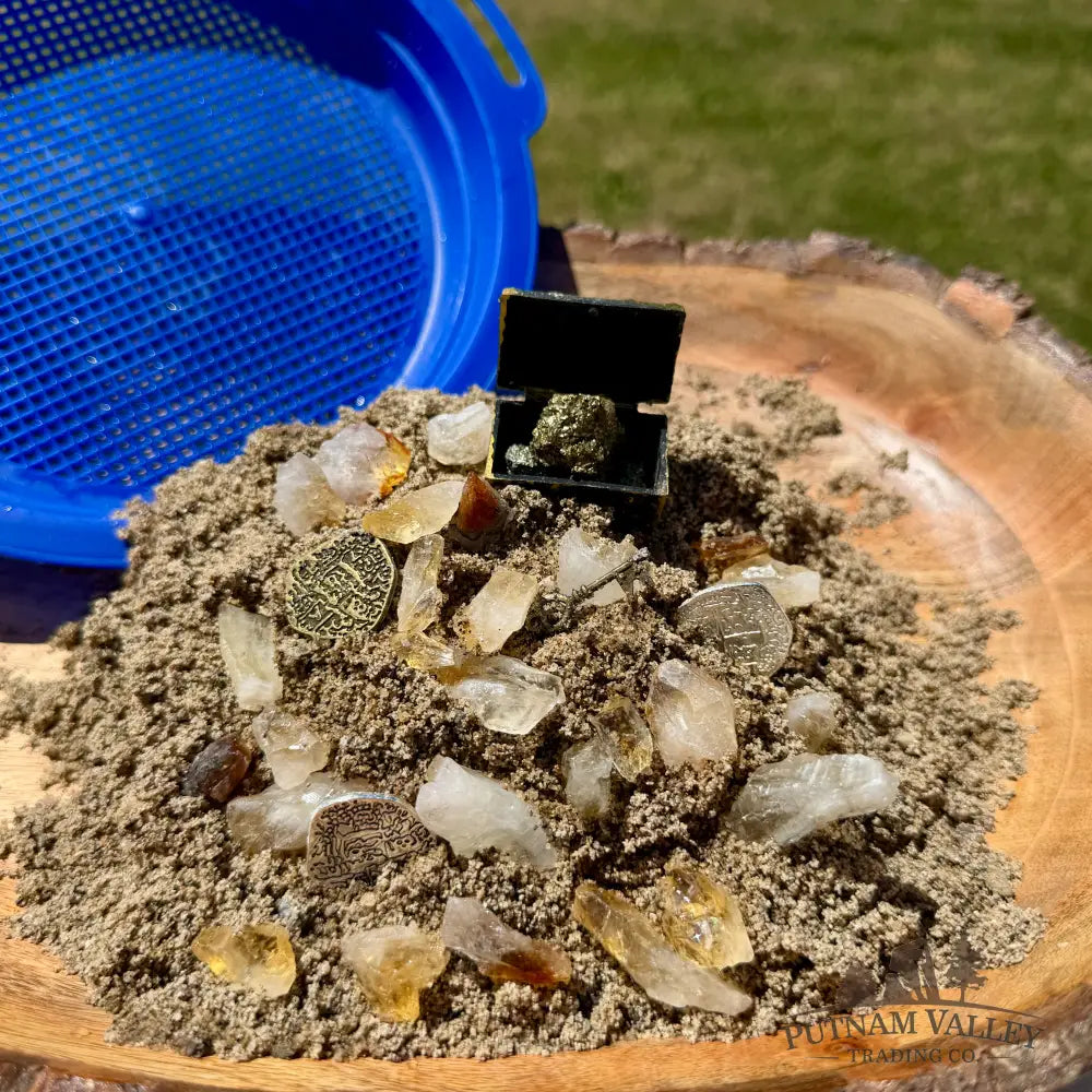 Pirate Treasure Sand Bag + Sifter - Treasure Bag