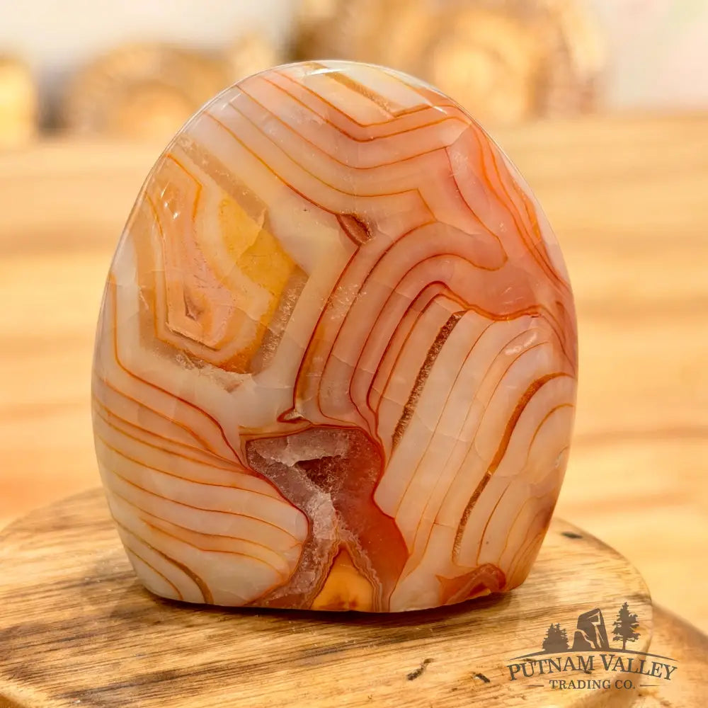 Polished Carnelian Accent Heart