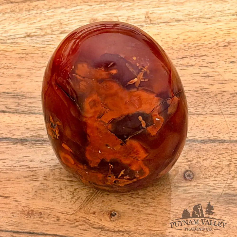 Polished Carnelian Accent 2.66’’ Heart