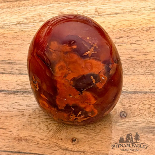Polished Carnelian Accent 2.66’’ Heart