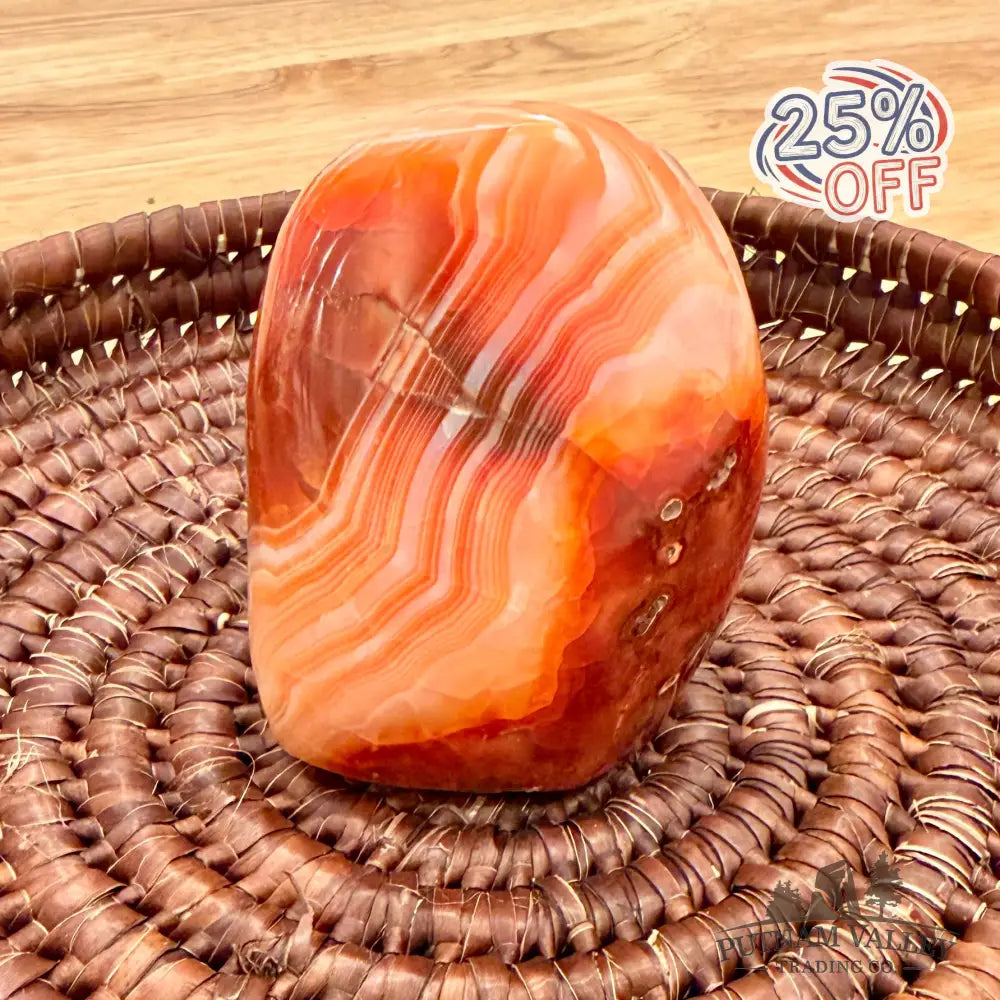 Polished Carnelian Accent Accent