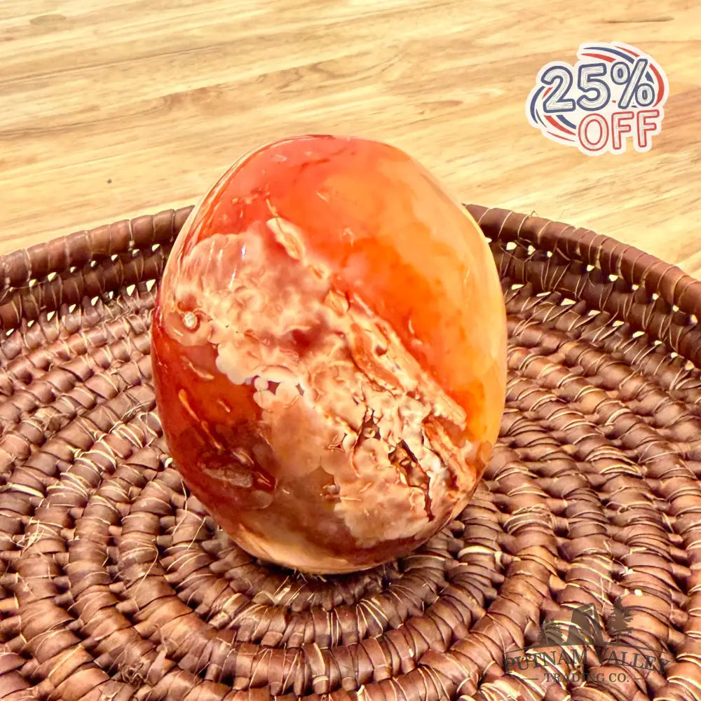 Polished Carnelian Accent 3.17’’ Accent