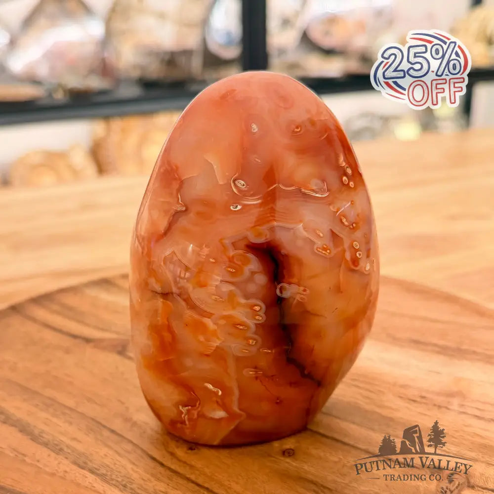 Polished Carnelian Accent 4.76’’ Accent