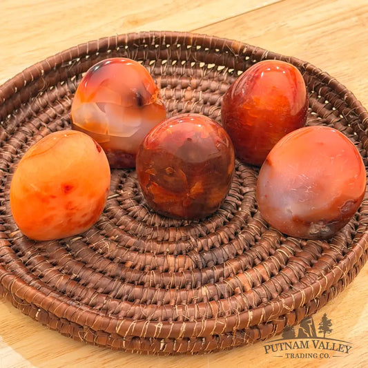 Polished Carnelian Accents 2.3-2.5’’ Heart