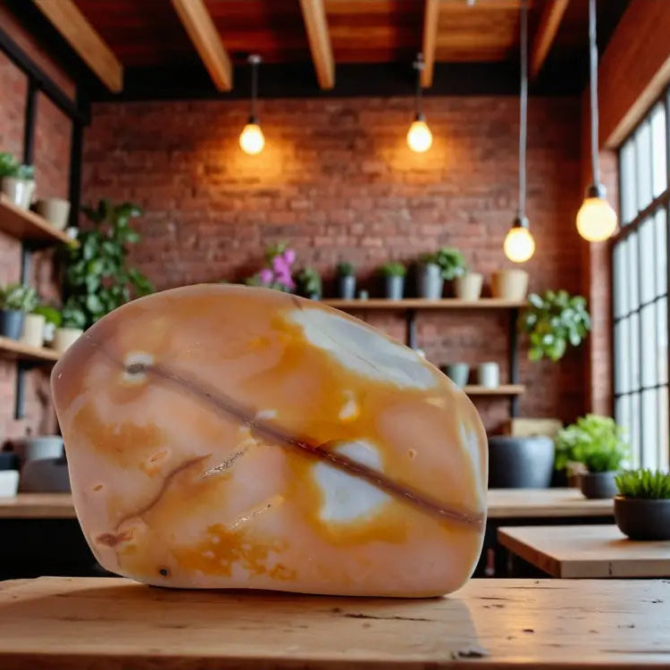 Polished Agate Freeform Mineral Specimen