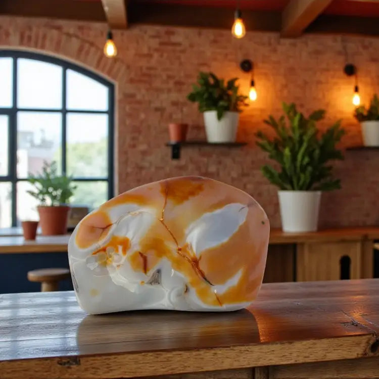 Polished Agate Freeform Mineral Specimen