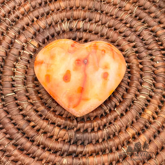 Polished Carnelian Heart 2.96’’ Heart