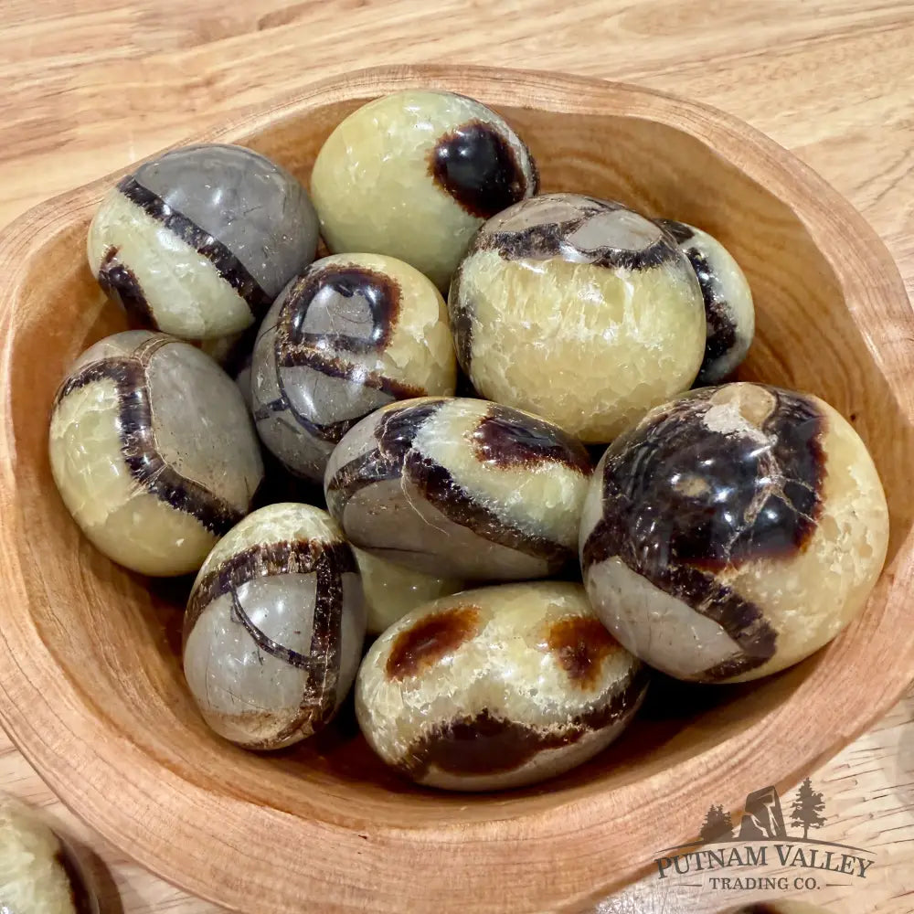 Polished Madagascar Septarian Stones (1 lb) - Tumbled Stone