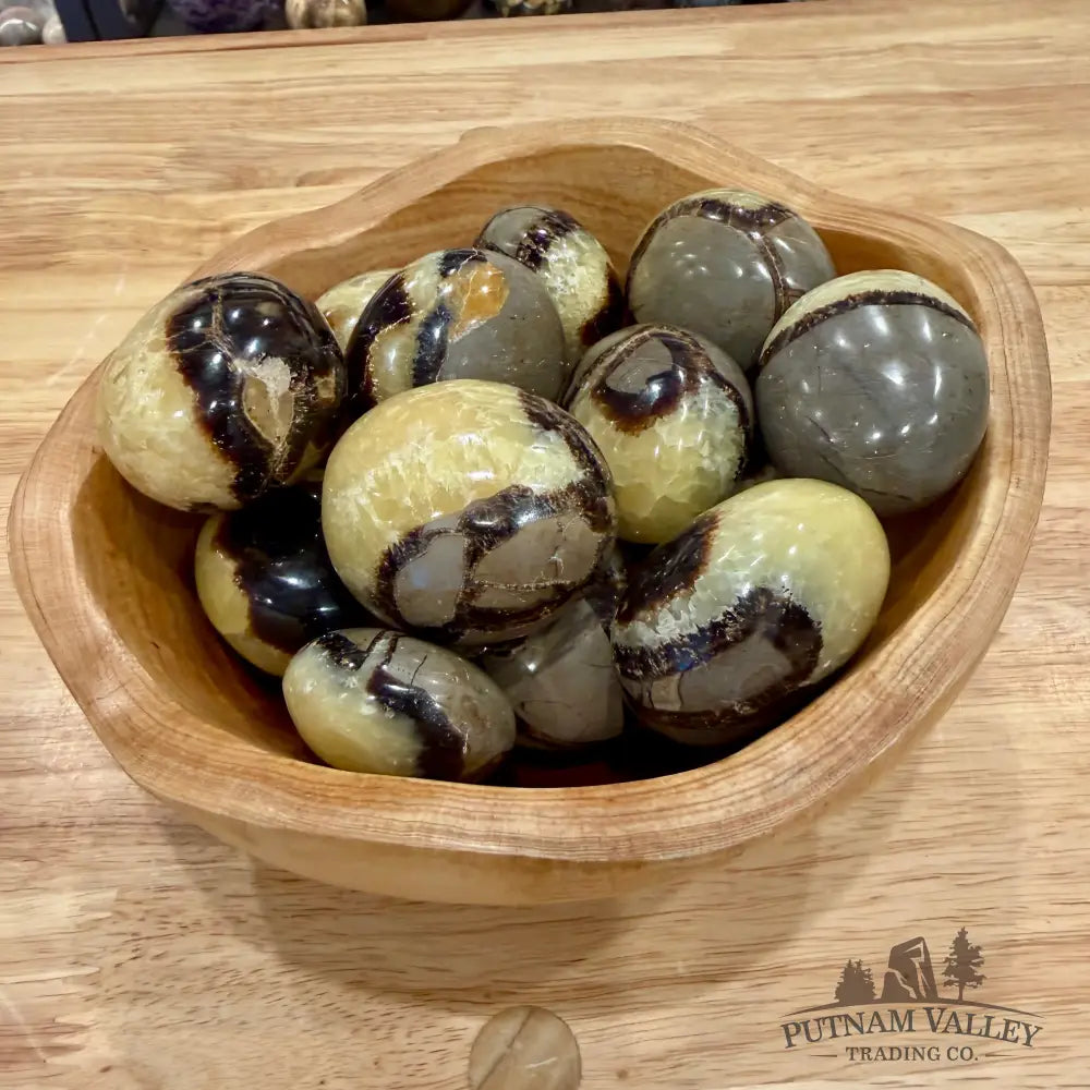 Polished Madagascar Septarian Stones (1 lb) - Tumbled Stone