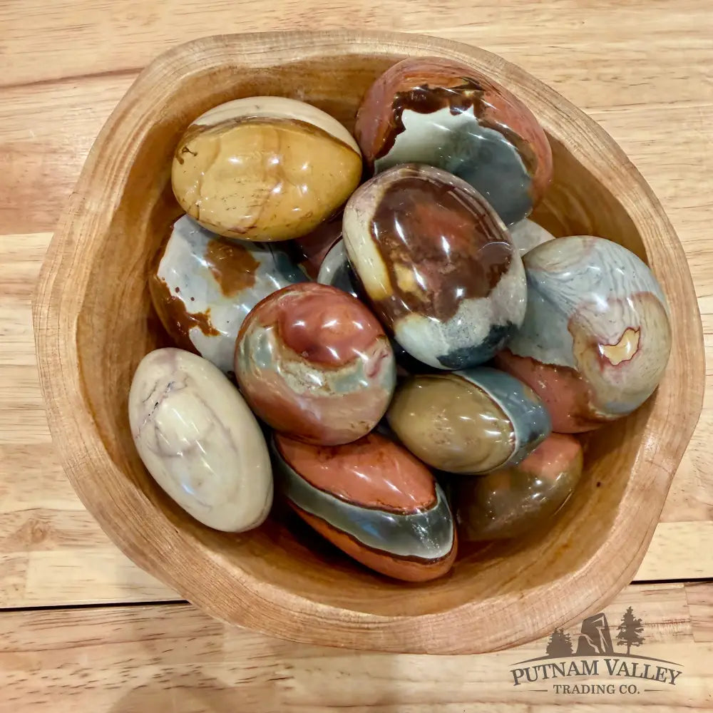 Polished Polychrome Jasper Stones (1 lb) Tumbled Stone