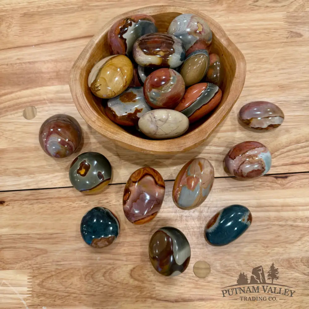 Polished Polychrome Jasper Stones (1 lb) Tumbled Stone