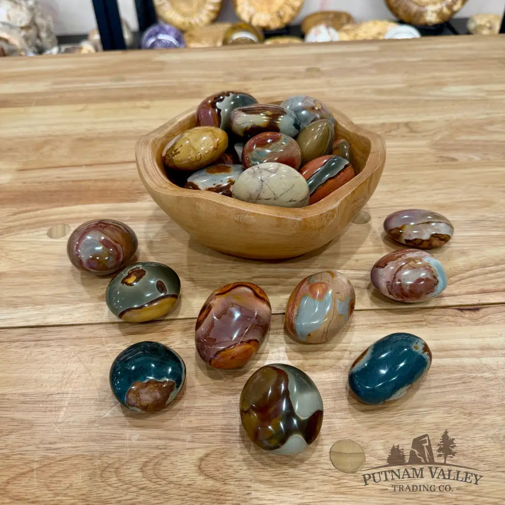 Polished Polychrome Jasper Stones (1 lb) Tumbled Stone