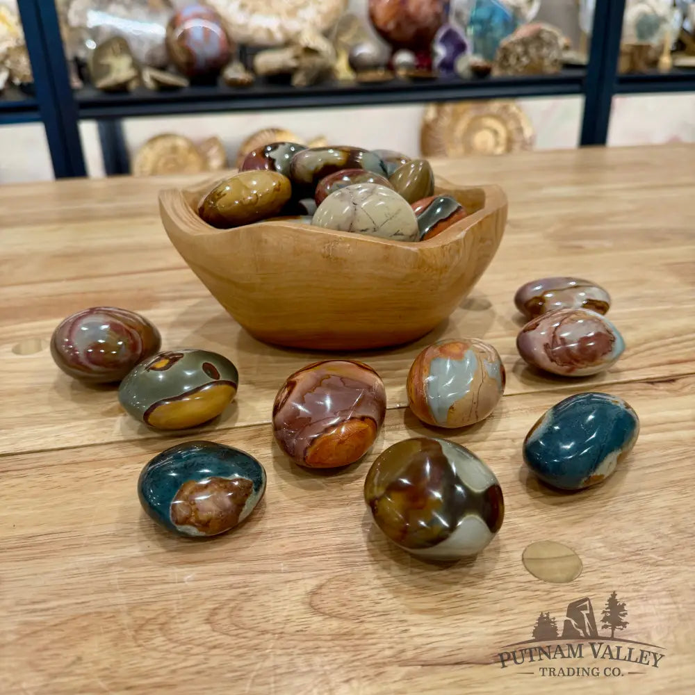 Polished Polychrome Jasper Stones (1 lb) Tumbled Stone