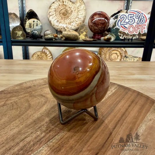 Polychrome Jasper Sphere 3.07’’ - Sphere