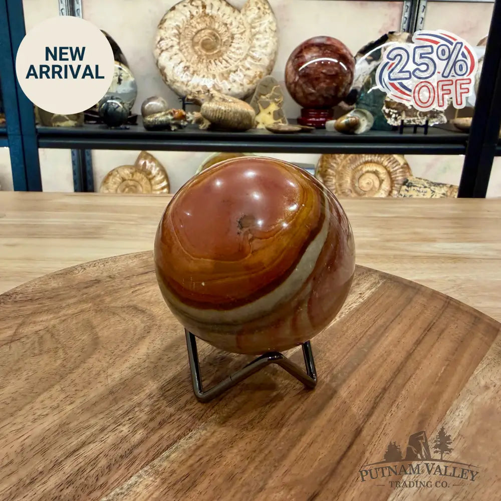 Polychrome Jasper Sphere 3.07’’ - Sphere
