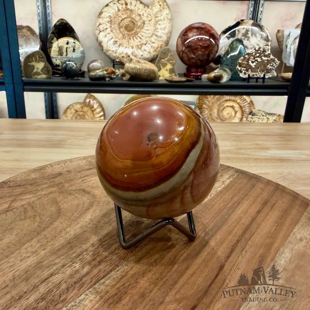 Polychrome Jasper Sphere 3.07’’ - Sphere