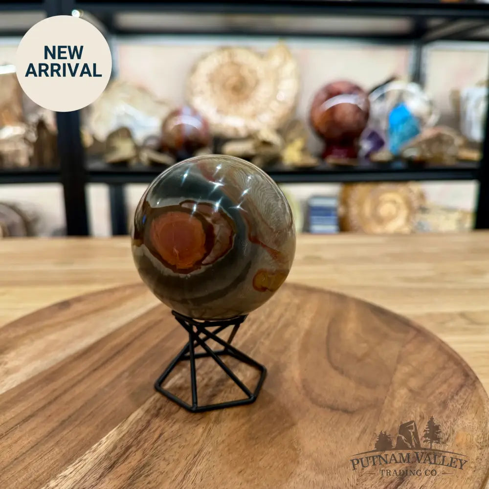 Polychrome Jasper Sphere 3.13’’ - Sphere