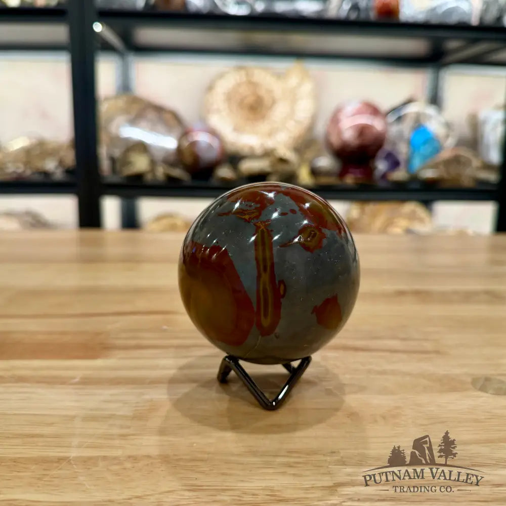 Polychrome Jasper Sphere 3.19’’ Sphere