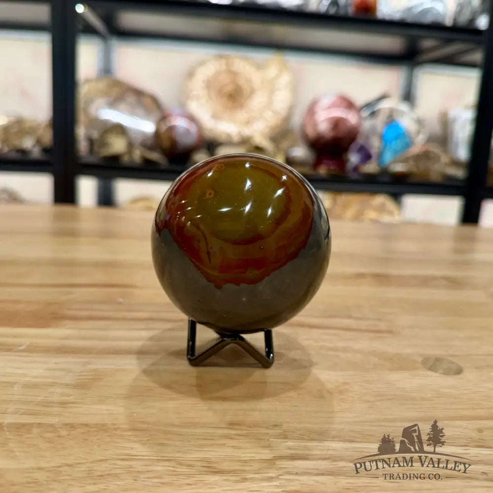 Polychrome Jasper Sphere 3.19’’ Sphere