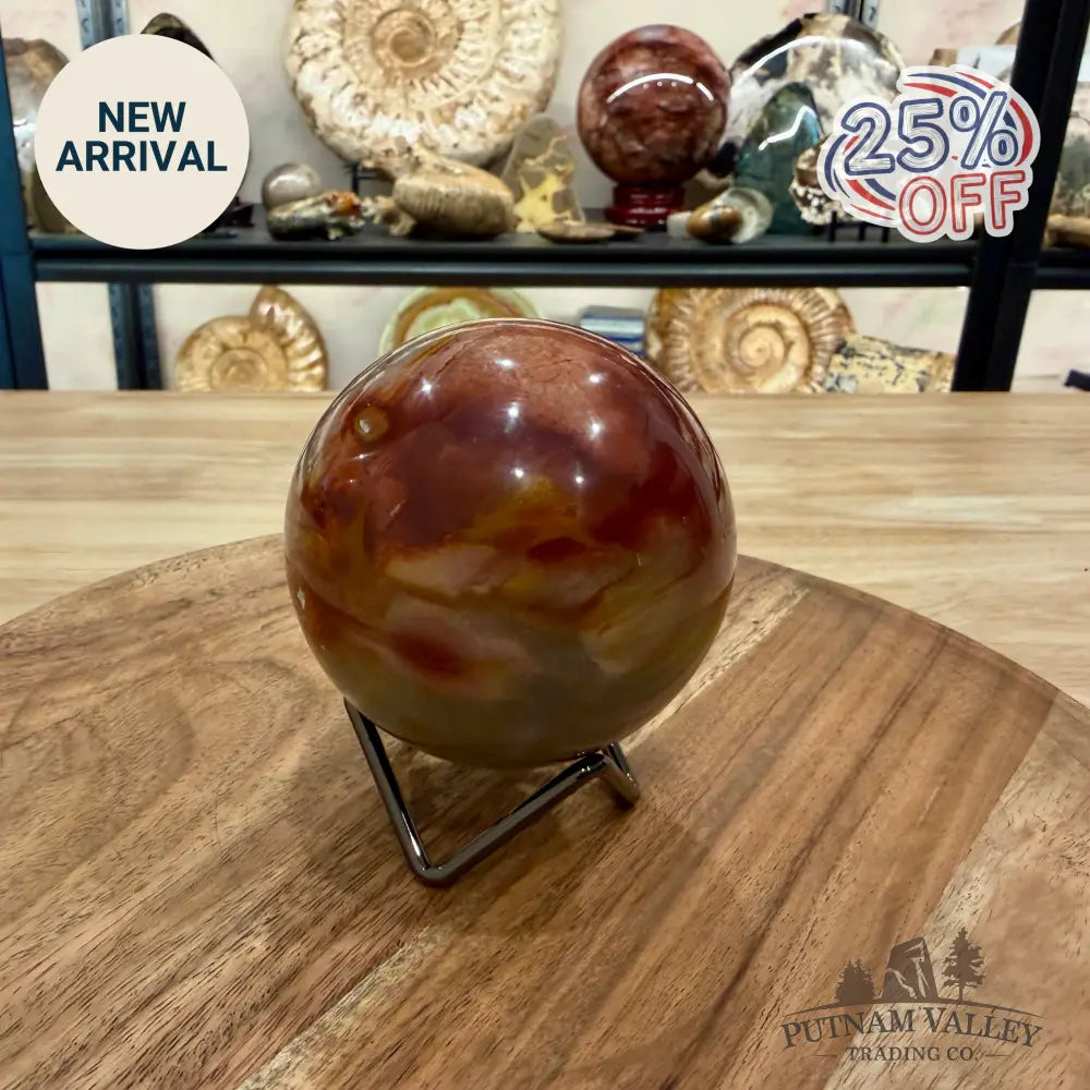 Polychrome Jasper Sphere 3.2’’ - Sphere