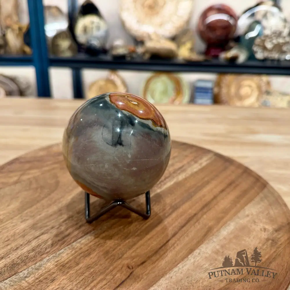 Polychrome Jasper Sphere 3.24’’ - Sphere