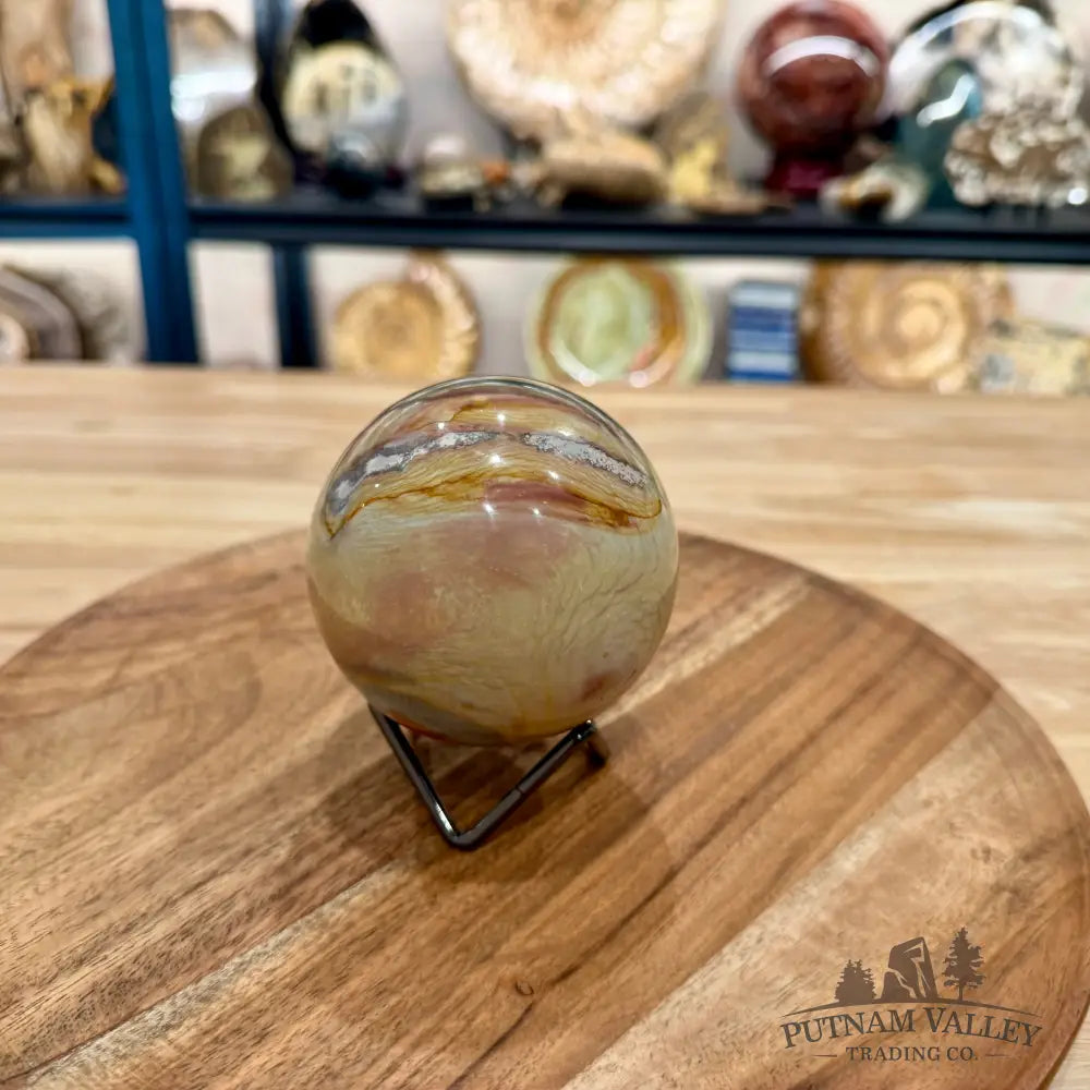 Polychrome Jasper Sphere 3.24’’ - Sphere