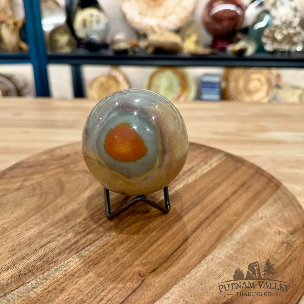 Polychrome Jasper Sphere 3.24’’ - Sphere