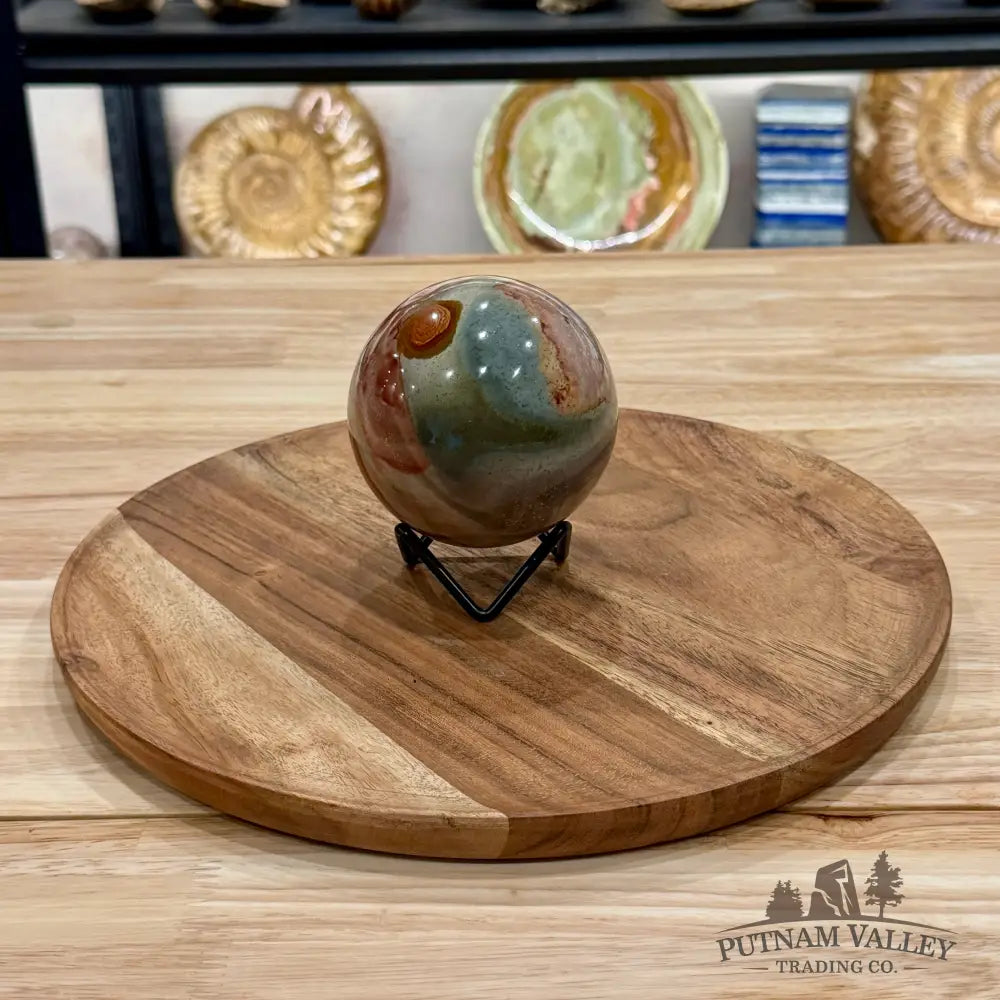 Polychrome Jasper Sphere 3.28’’ - Sphere