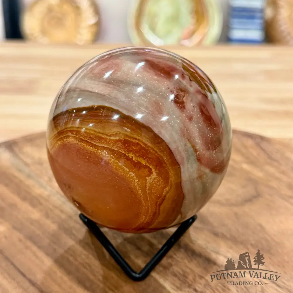 Polychrome Jasper Sphere 3.28’’ - Sphere
