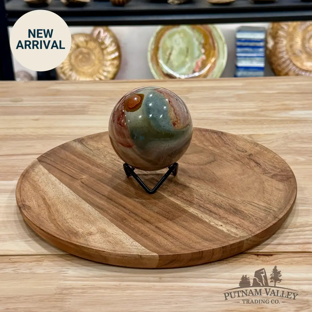 Polychrome Jasper Sphere 3.28’’ - Sphere