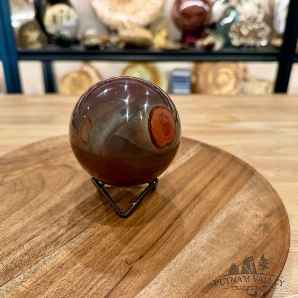 Polychrome Jasper Sphere 3.37’’ - Sphere