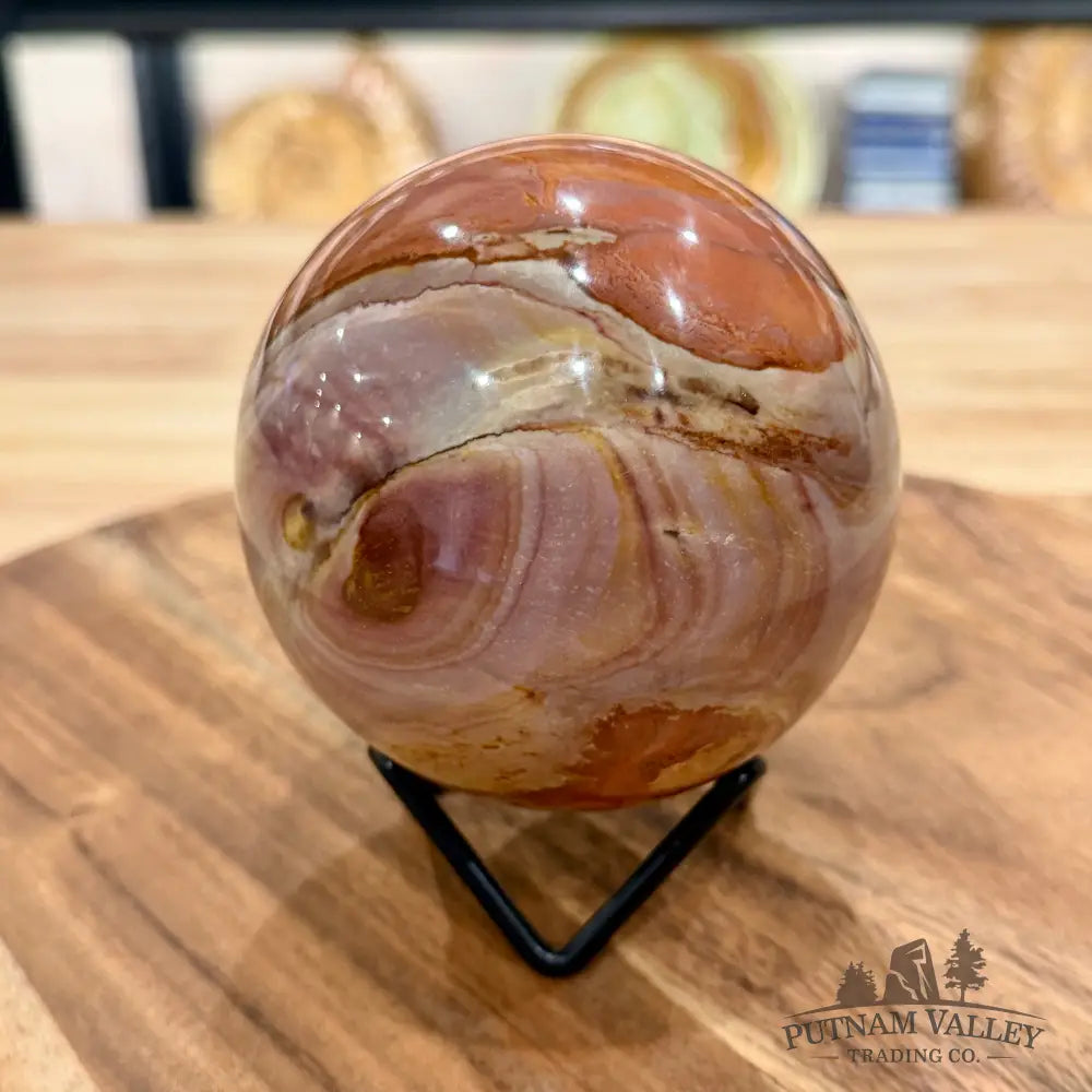 Polychrome Jasper Sphere 3.43’’ - Sphere
