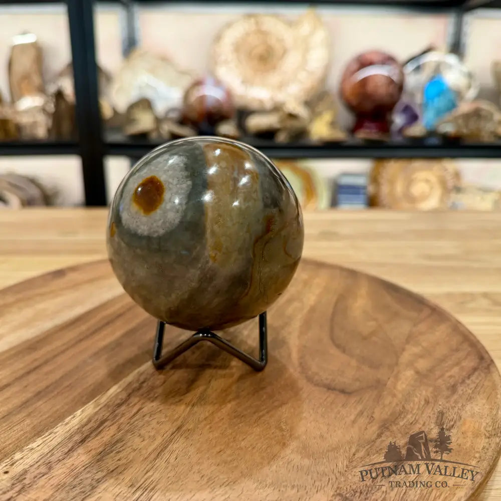 Polychrome Jasper Sphere 3.46’’ - Sphere