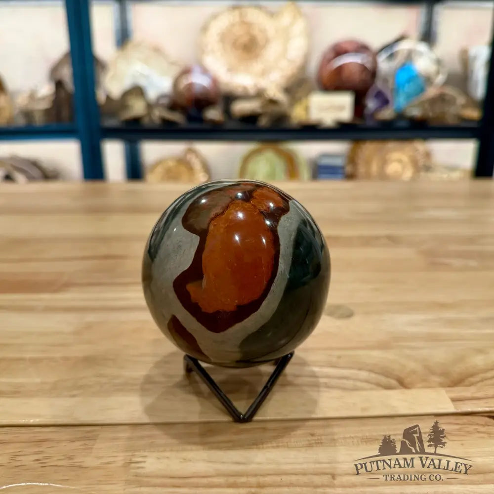 Polychrome Jasper Sphere 3.46’’ - Sphere