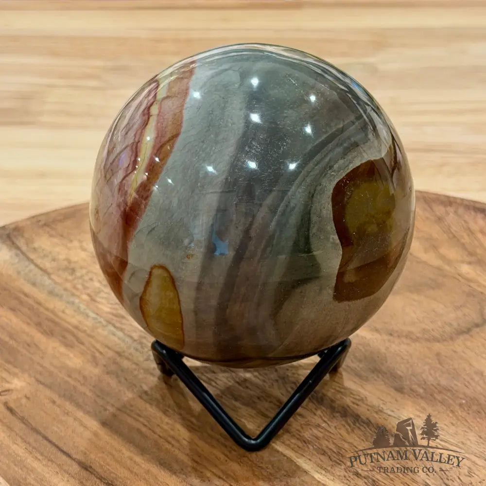 Polychrome Jasper Sphere 3.46’’ - Sphere