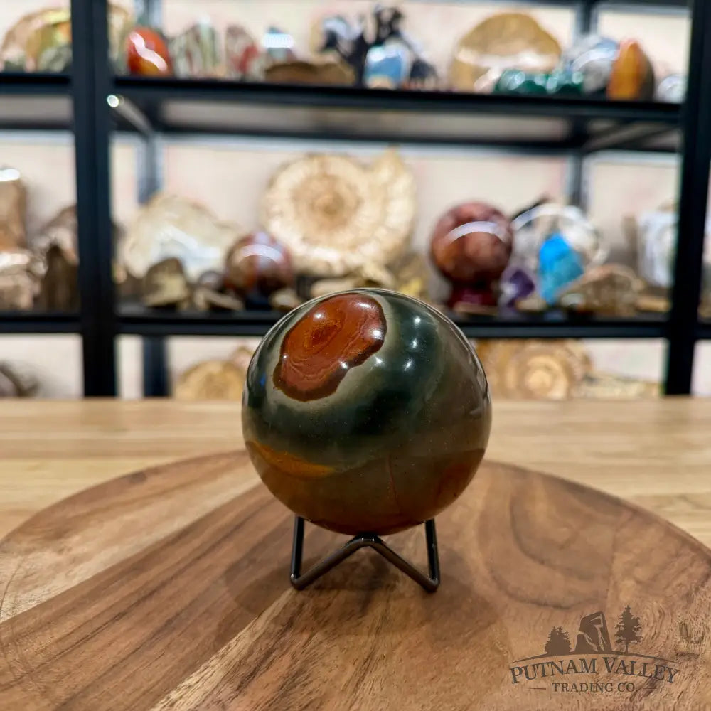 Polychrome Jasper Sphere 3.55’’ - Sphere