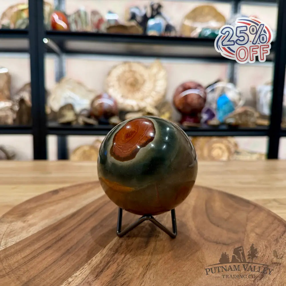 Polychrome Jasper Sphere 3.55’’ - Sphere