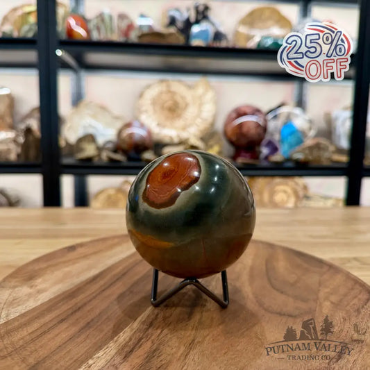 Polychrome Jasper Sphere 3.55’’ - Sphere