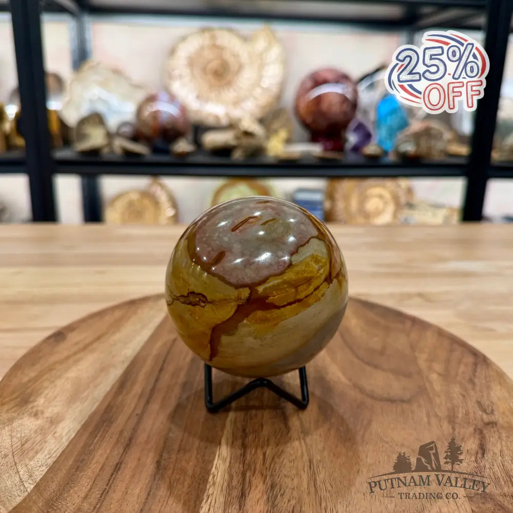 Polychrome Jasper Sphere 3.56’’ - Sphere