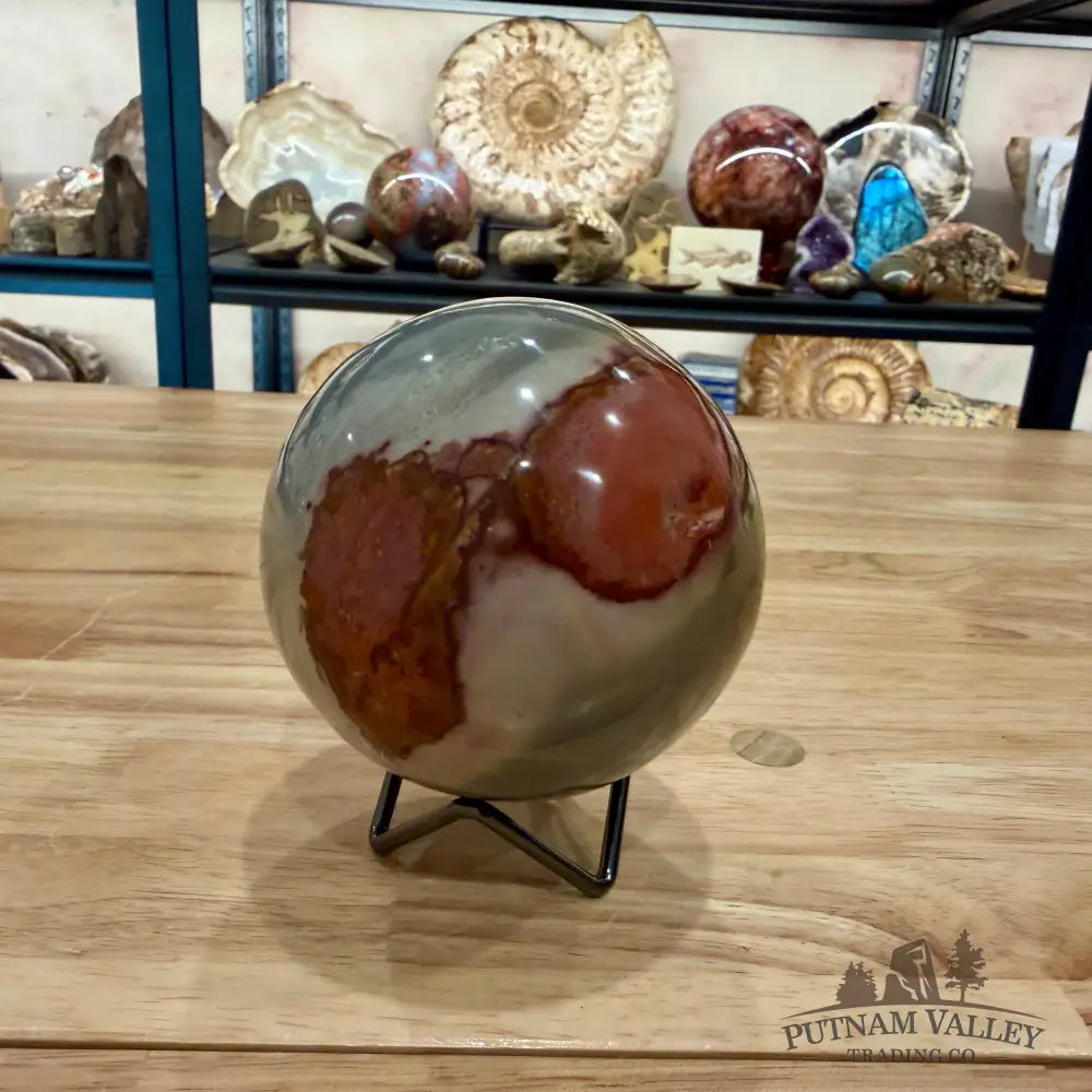 Polychrome Jasper Sphere 3.9’’ - Sphere