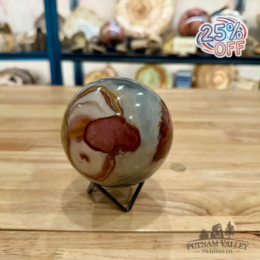 Polychrome Jasper Sphere 3.9’’ - Sphere