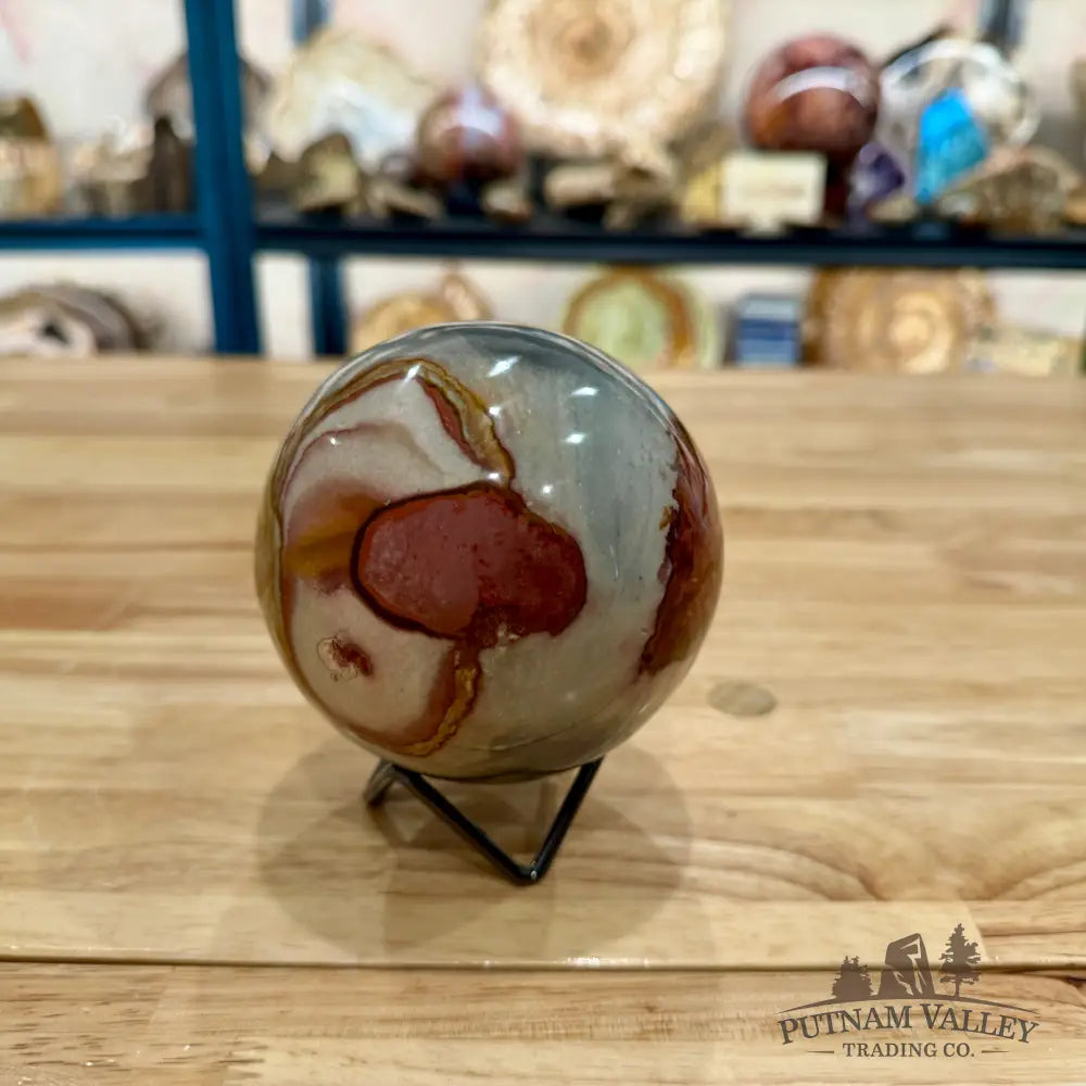 Polychrome Jasper Sphere 3.9’’ - Sphere