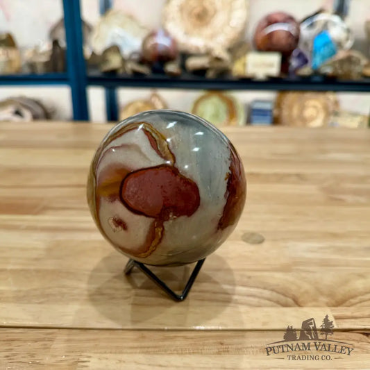 Polychrome Jasper Sphere 3.9’’ - Sphere