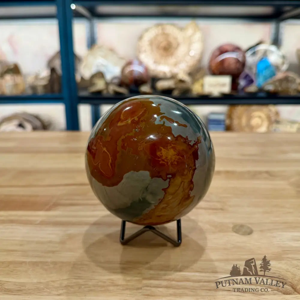 Polychrome Jasper Sphere 4.2’’ - Sphere