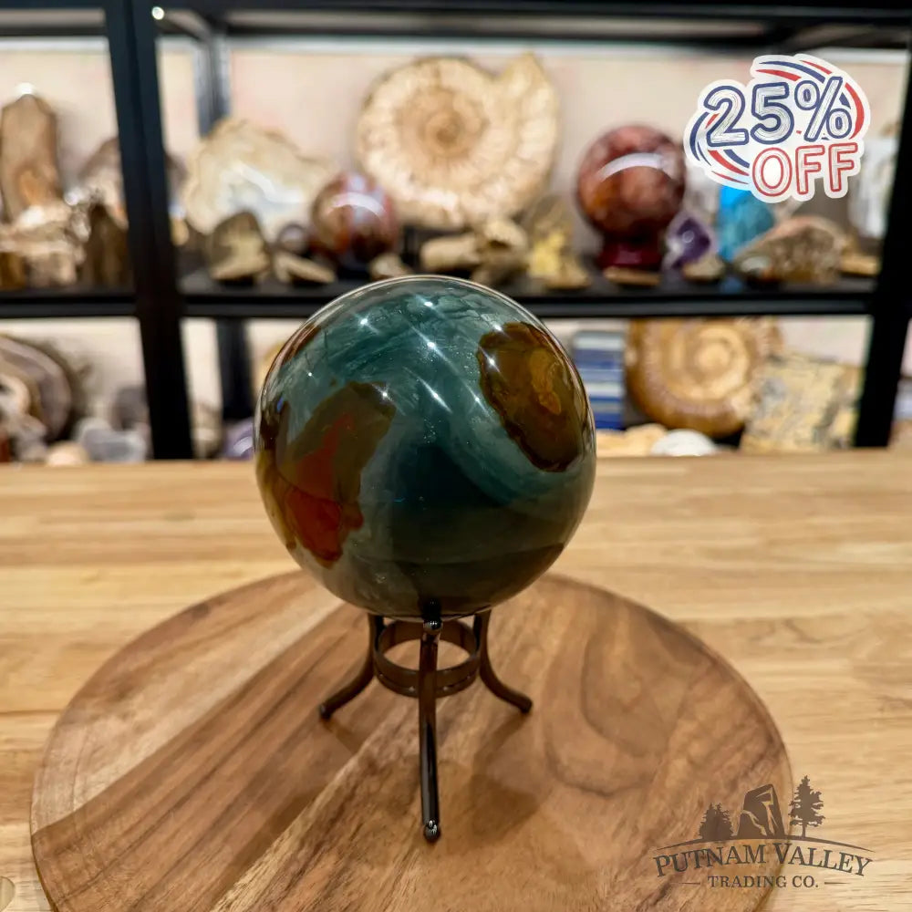 Polychrome Jasper Sphere 4.45’’ - Sphere