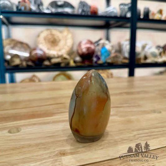 Polychrome Jasper Table Accent 3.6’’ - Sculpture