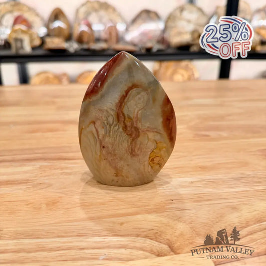 Polychrome Jasper Table Accent 4.12’’ Sculpture