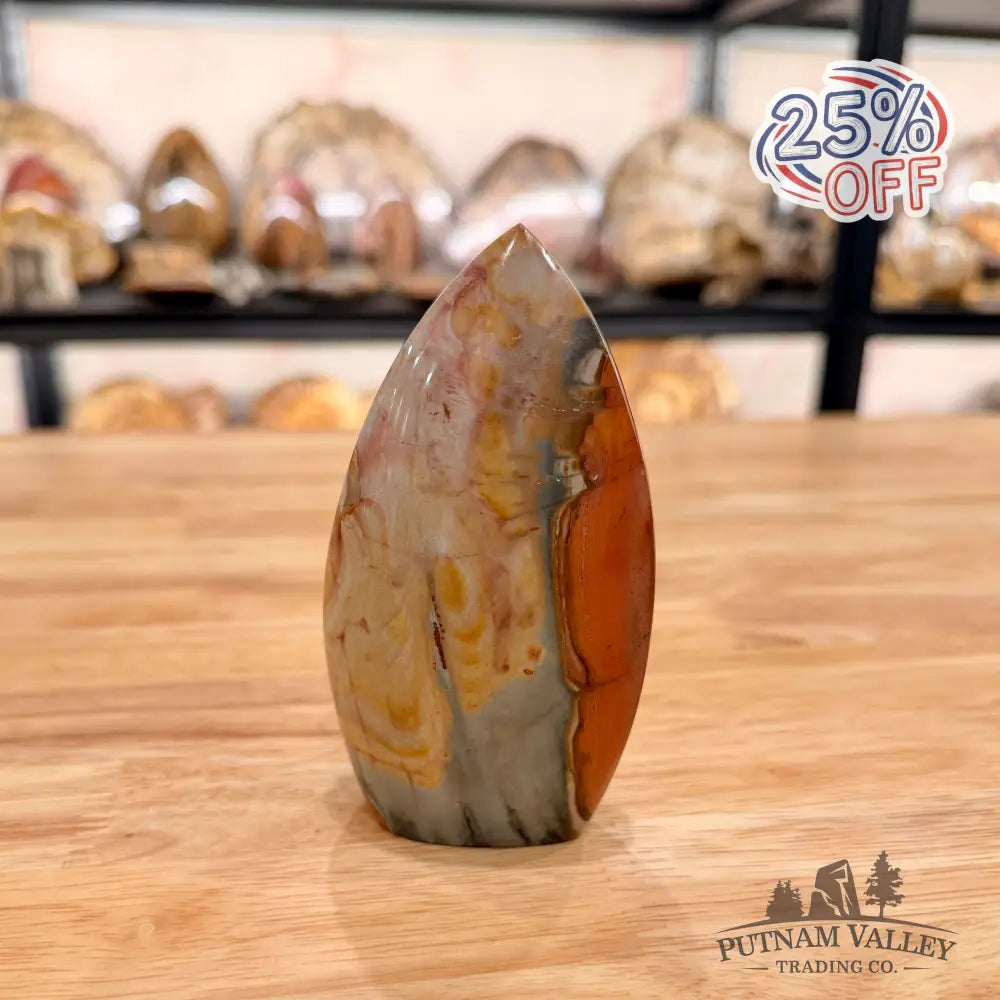 Reserve Polychrome Jasper Table Accent 4.59’’ Sculpture
