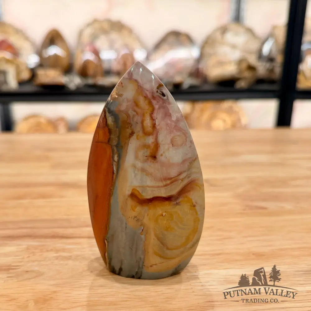 Reserve Polychrome Jasper Table Accent 4.59’’ Sculpture