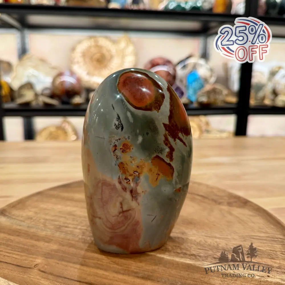Polychrome Jasper Table Accent 5.57’’ - Free Standing Accent